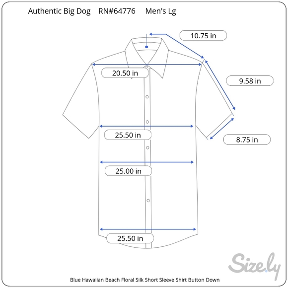 Big Dogs Hawaiian Tropical Resort Beach Floral Short Sleeve Shirt 90's Mens Lg - Picture 12 of 13